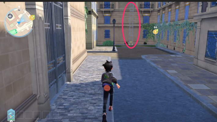 ミアレ駅前のポケモンセンターに行く