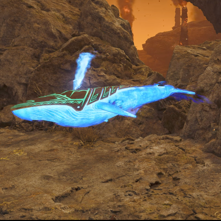 踊火の精霊・青焔