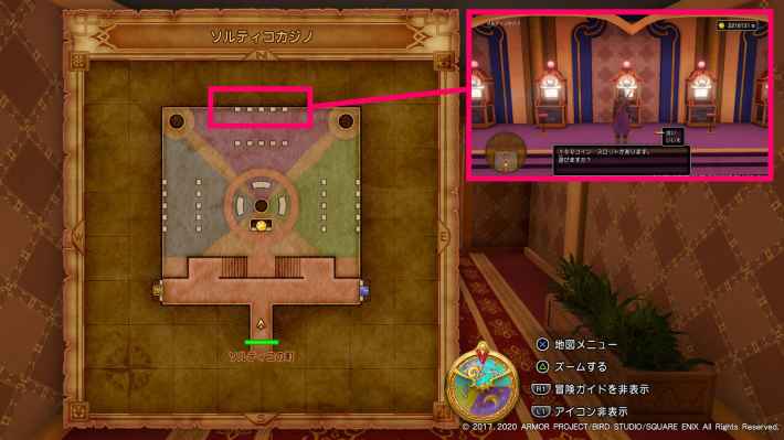 100コインスロットをプレイするの画像