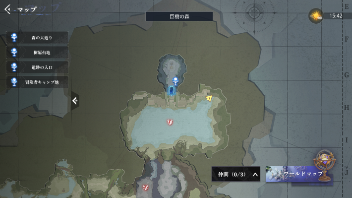 古代巨樹のカード10_マップ