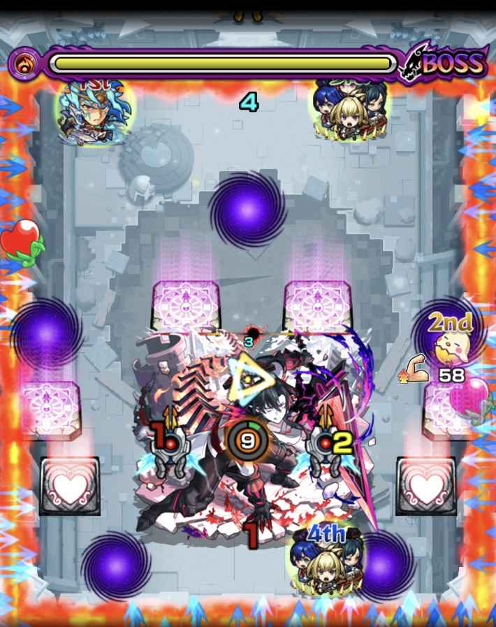 破界の星墓【パラノヴィアの星墓】のボス1クロスドクロ後