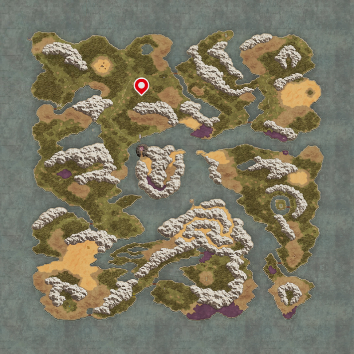 ドラクエ1リメイクのラダトーム城の北の森