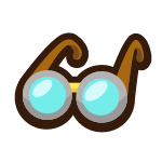 ファンタジーライフiのメガネ