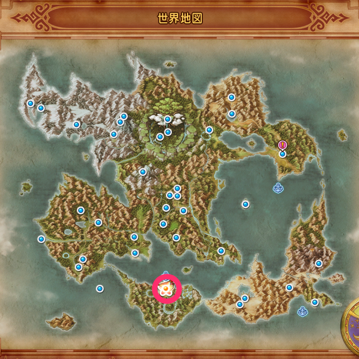 ダーハルーネの町の場所