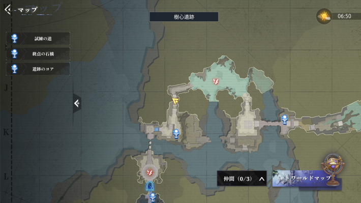 古代巨樹のカード14_マップ