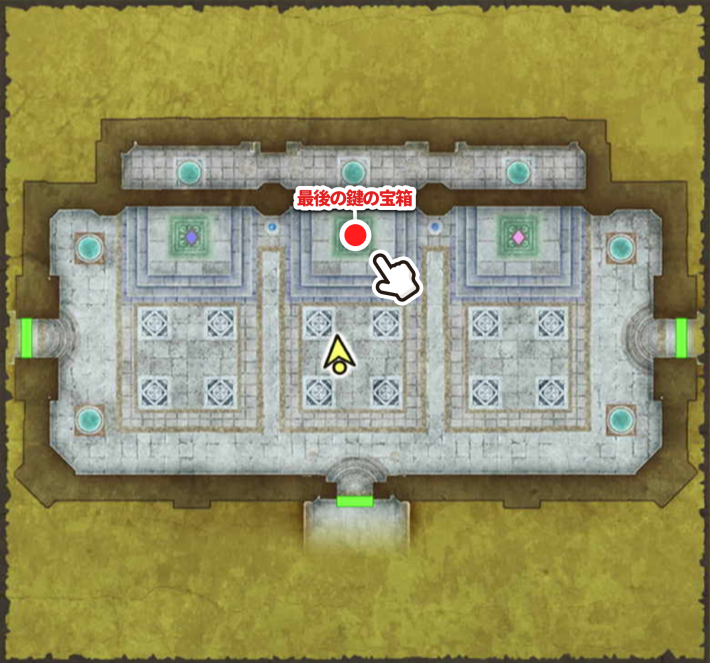 ドラクエ2リメイクのベラヌール北のほこら小さなメダル場所マップ