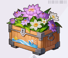 海模様の菊の木箱