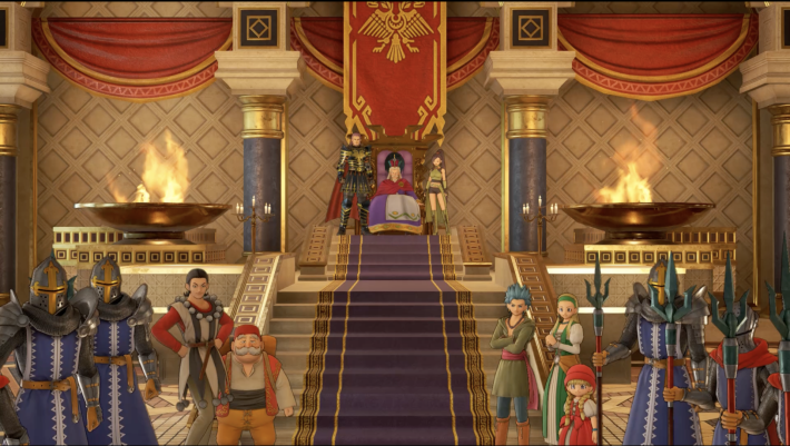 ドラクエ11Sの玉座の間にいるデルカダール王に会いに行く