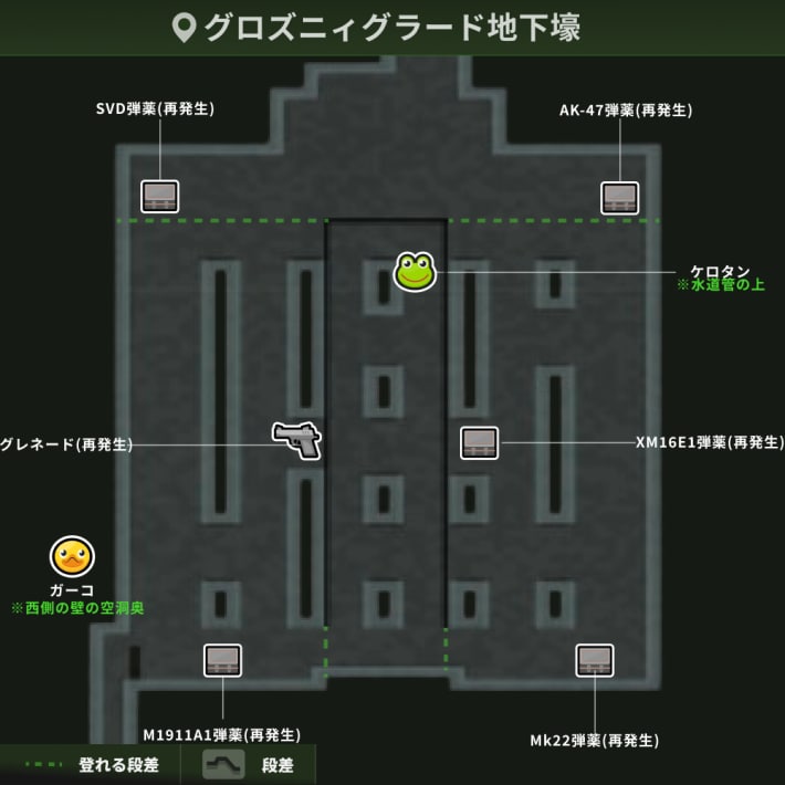グロズニィグラード地下壕フューリー戦_アイテム