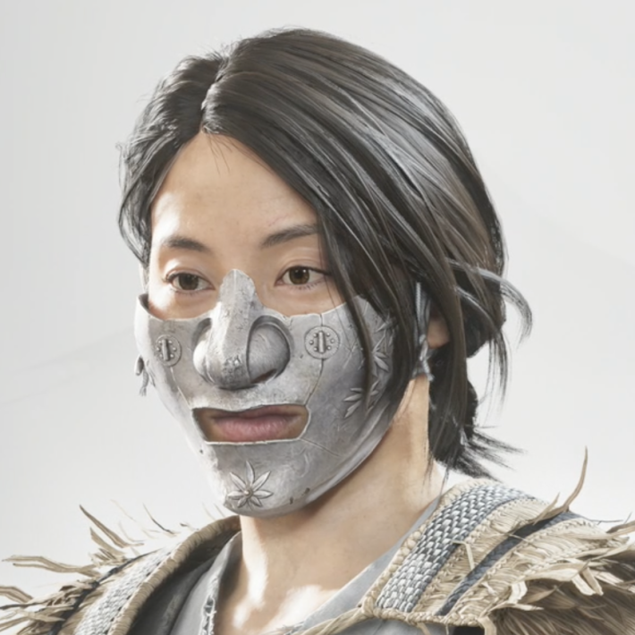 ゴーストオブヨウテイの烏金の面頬