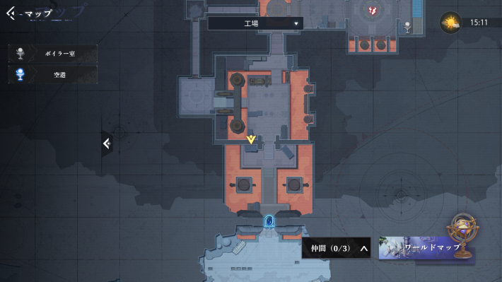 クラム軍事工場のカード2_マップ