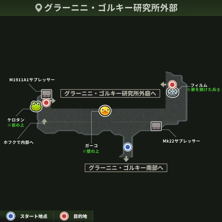 グラーニニ・ゴルキー研究所外部_攻略