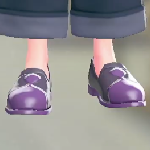 ポケモンZAのポインテッドトゥローファー(パープル×パープル)