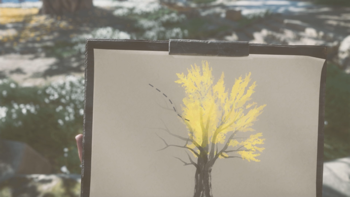 ゴーストオブヨウテイの墨絵