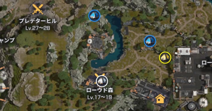 トレジャーカプセルの場所一覧の画像