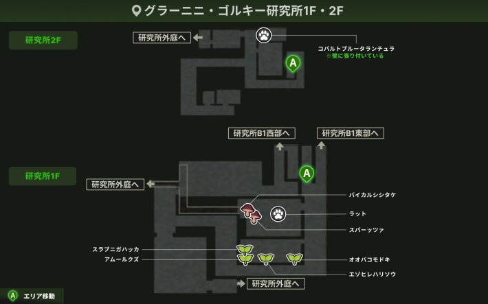 グラーニニ・ゴルキー研究所1F・2F