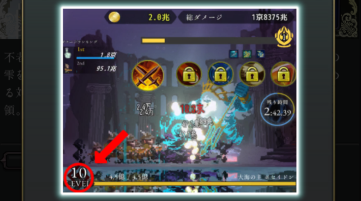 ログウィズの神々への挑戦のボスレベル