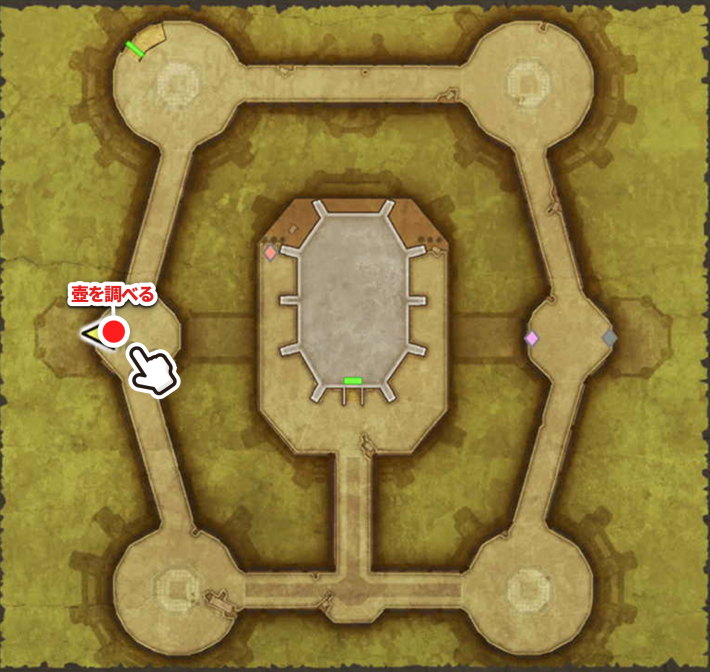 ドラクエ2リメイクの雨のほこら5階小さなメダル場所マップ