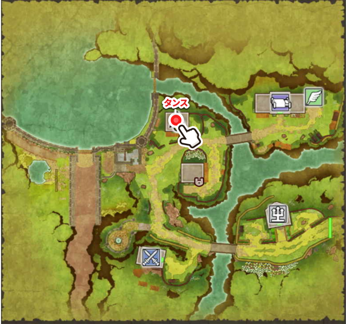 ドラクエ2リメイクのテパの民家小さなメダル場所マップ