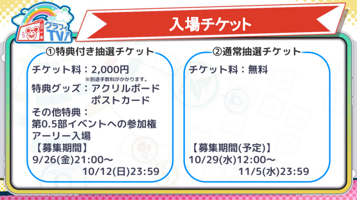 入場チケット