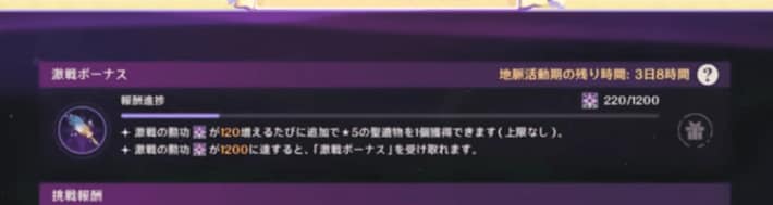 ハード以上を樹脂1200消費まで周回