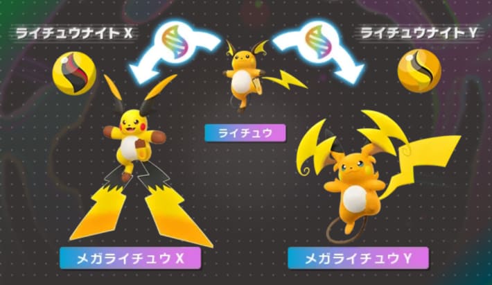 ライチュウのメガシンカ