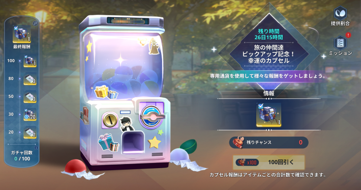 幸運のカプセル