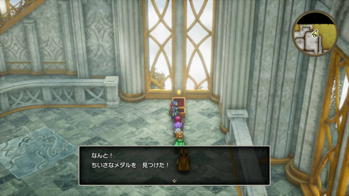 ドラクエ2リメイクの謎の塔の4階小さなメダル場所詳細