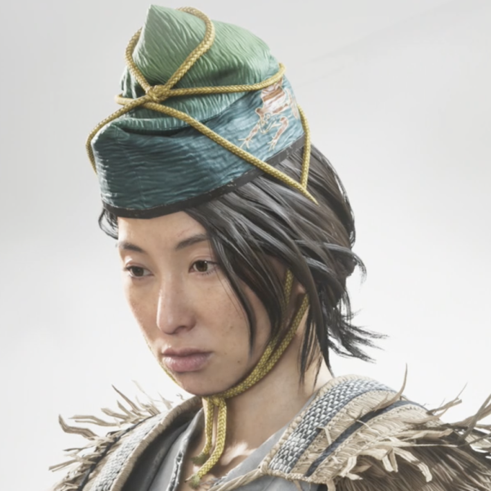 ゴーストオブヨウテイの竹馬の烏帽子