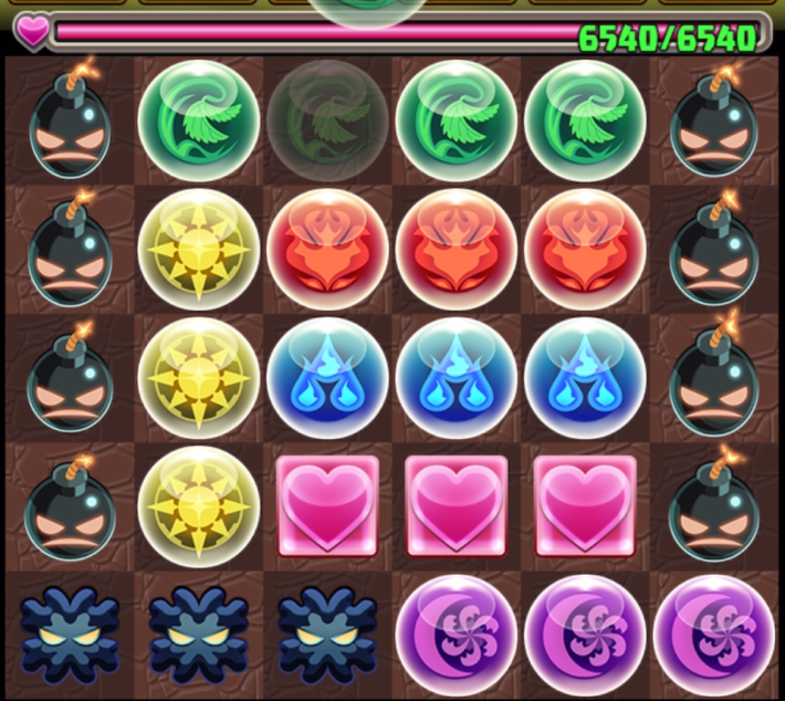 4×4マスでパズルの画像