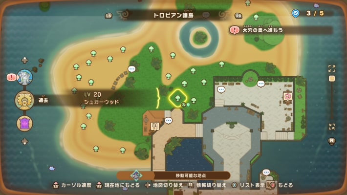 シュガーウッドのマップ画像