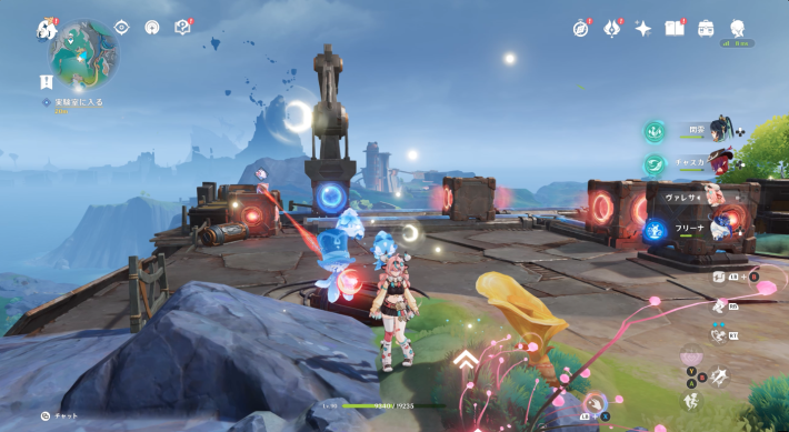 クレーンの操作