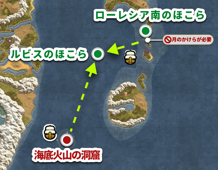 ドラクエ2リメイクのルビスのほこらの行き方