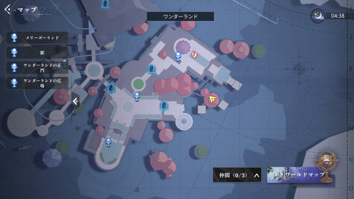 ワンダーランドの宝箱2_マップ