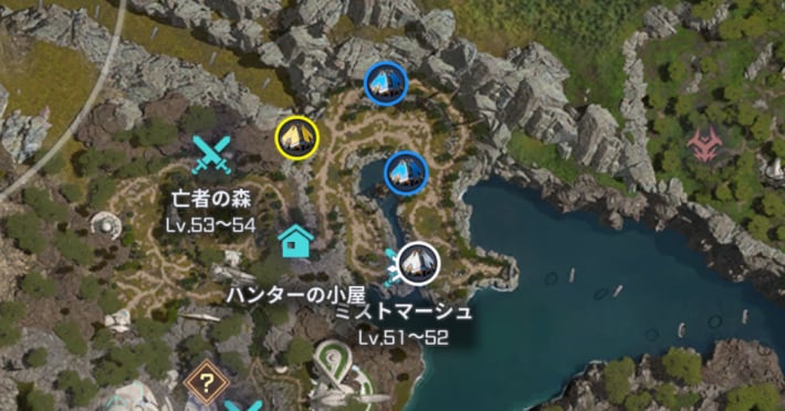 トレジャーカプセルの場所一覧の画像