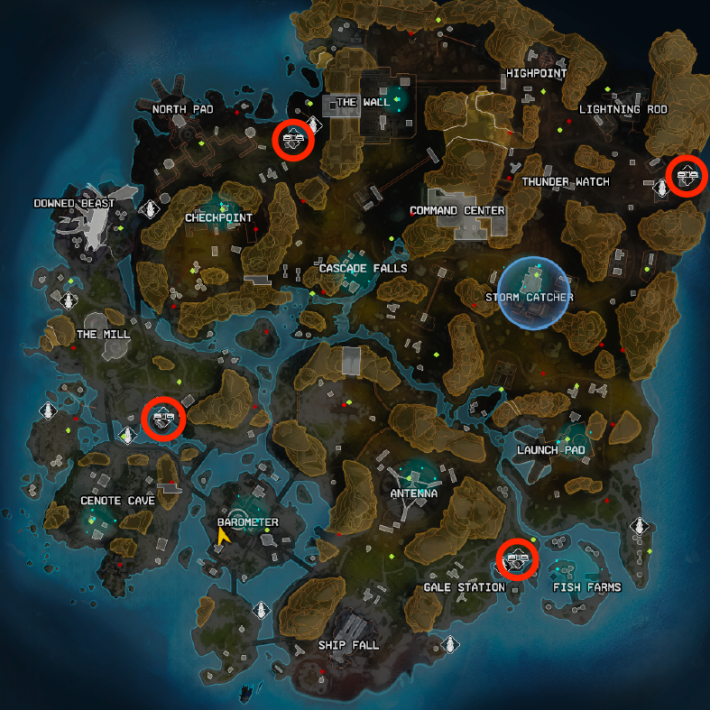 Apex ストームポイントのマップ おすすめ降下場所 エーペックス ゲームウィズ