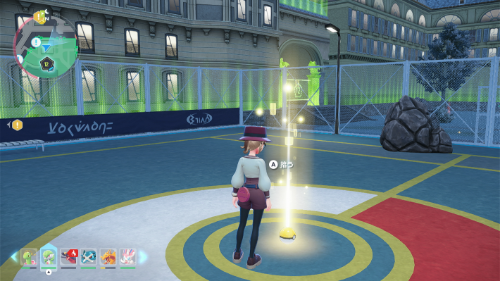 ポケモンZAのワイルドゾーン12のバトルコート内