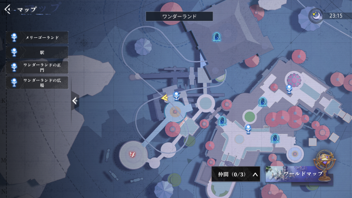 ワンダーランドのカード7_マップ