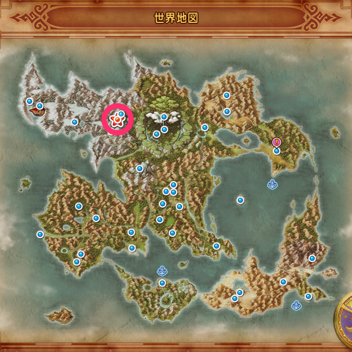 ラムダの聖地の場所