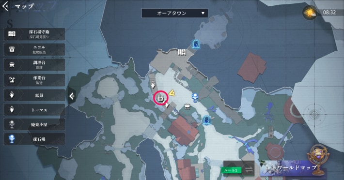 グレンのエピソード5_マップ画像