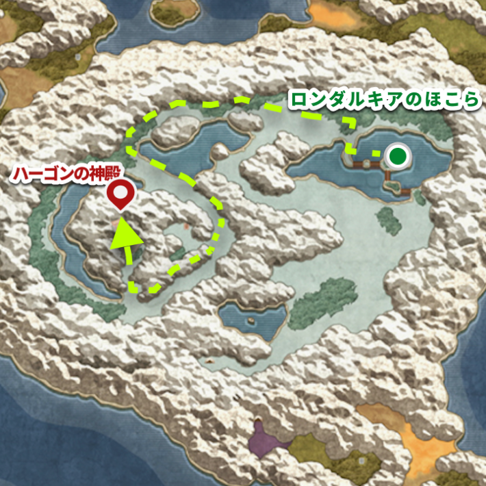 ドラクエ2リメイクのハーゴンの神殿への行き方