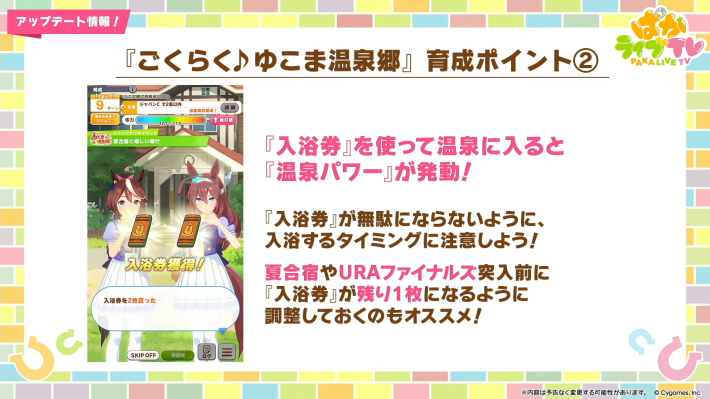 生放送『ぱかライブTV Vol.59』情報まとめの画像