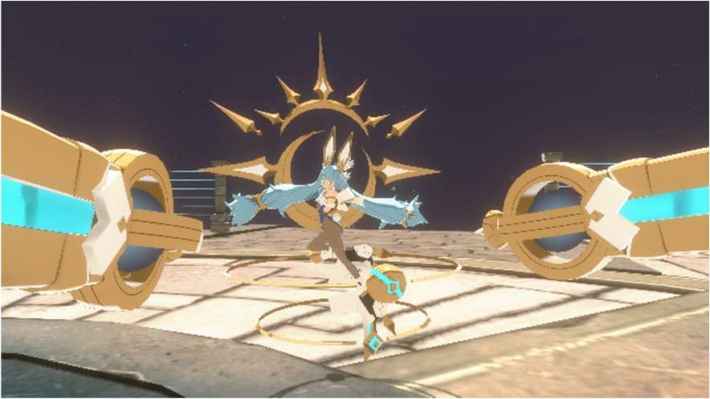 ロザーラとの戦闘シーン