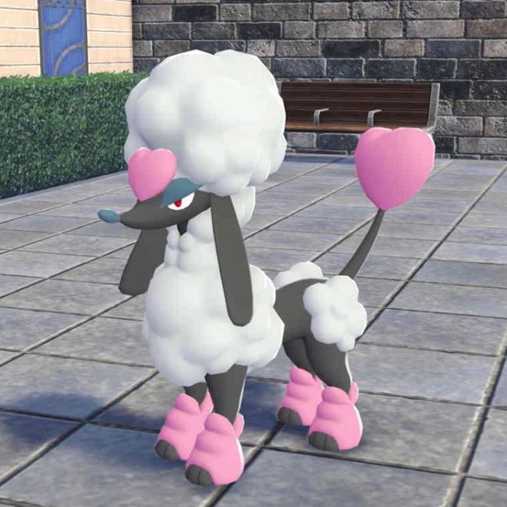 ポケモンZAのトリミアンカットのハート