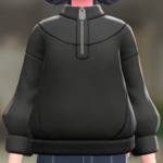 ポケモンZAのレザーミックススウェット(レザーブラック)