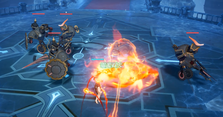 下級モンスターとの戦闘