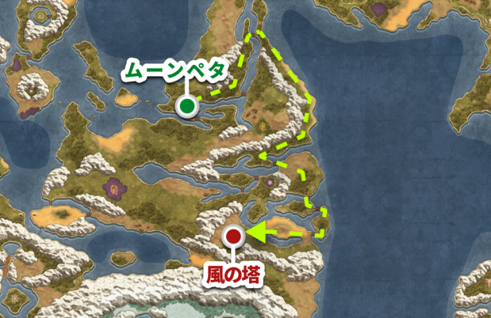 ドラクエ2リメイクの風の塔