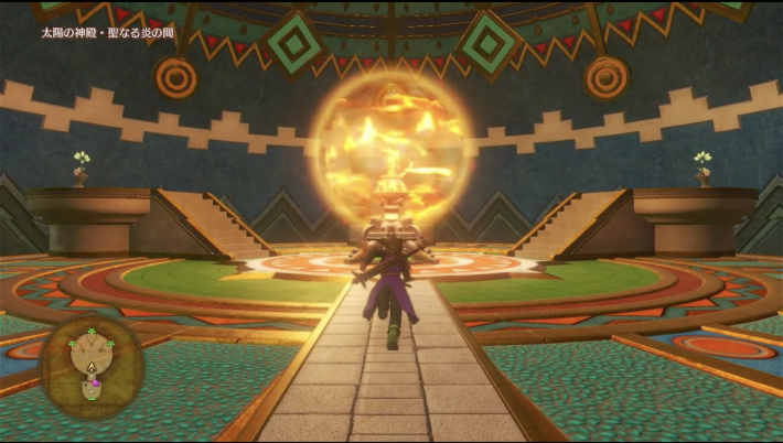 ドラクエ11Sの神殿の奥にある聖なる種火を調べる