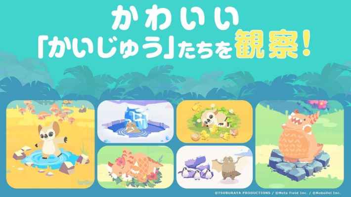 かわいい「かいじゅう」たちを観察！