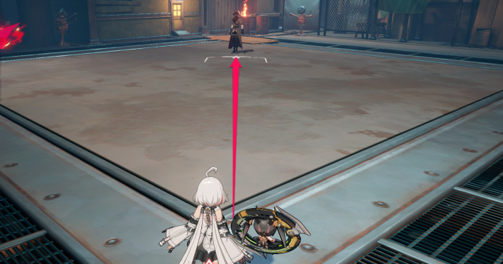 『チャクラム牽引』で間合いを詰める